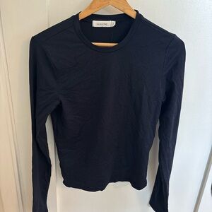 Glassons Supersoft Navy Long Sleeve Women's Tee
